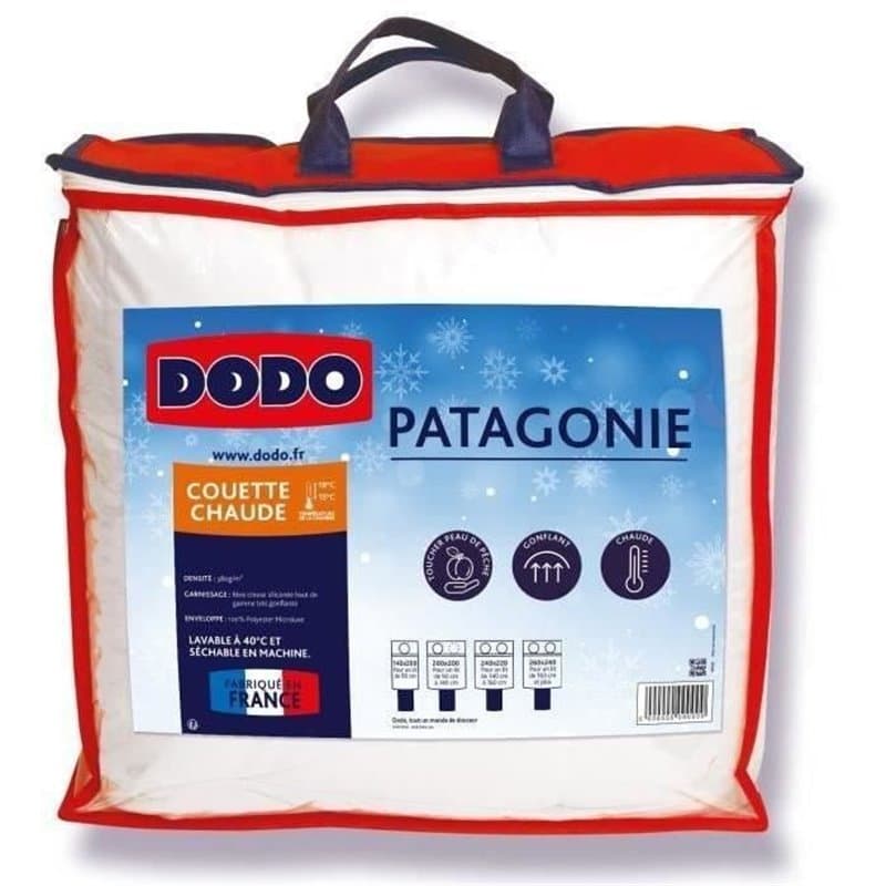 Remplissage de couette Dodo Patagonia Blanc 240 x 260 cm 380 g/m² - Image 1