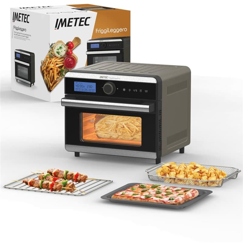 Friteuse à Air IMETEC FRIGGI LEGGERO Noir Gris 1550 W - Image 1