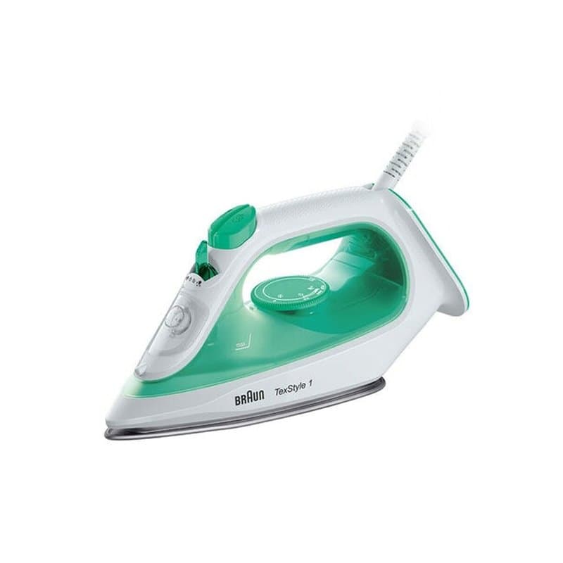Braun TexStyle 1 SI 1040 GR Fer à vapeur Semelle en céramique 2000 W Vert, Blanc - Image 1