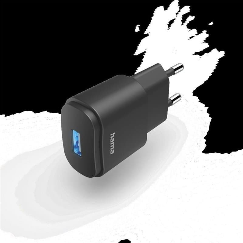 Chargeur mural Hama 00201644 Noir 6 W (1 Unité) - Image 1