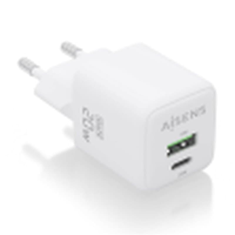 Aisens ASCH-20W2P010-W chargeur d'appareils mobiles Universel Blanc Secteur Charge rapide Intérieure - Image 1