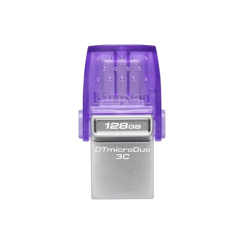 Kingston Technology DataTraveler 128 Go microDuo 3C 200 Mo/s dual USB-A + USB-C - Image 1