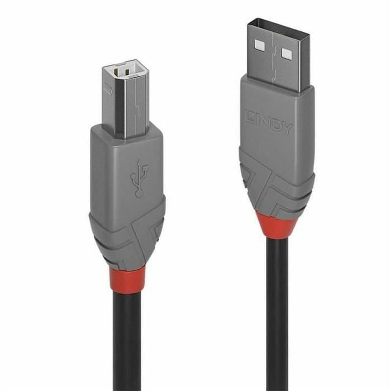Lindy 36674 câble USB 3 m USB 2.0 USB A USB B Noir - Image 1