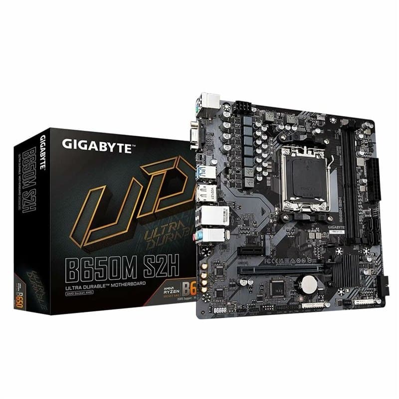 Gigabyte B650M S2H carte mère AMD B650 Emplacement AM5 micro ATX - Image 1