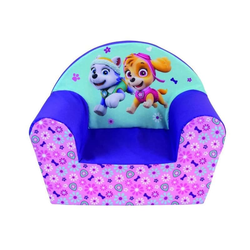 Pat Patrouille Fille fauteuil club en mousse pour enfant - Image 1
