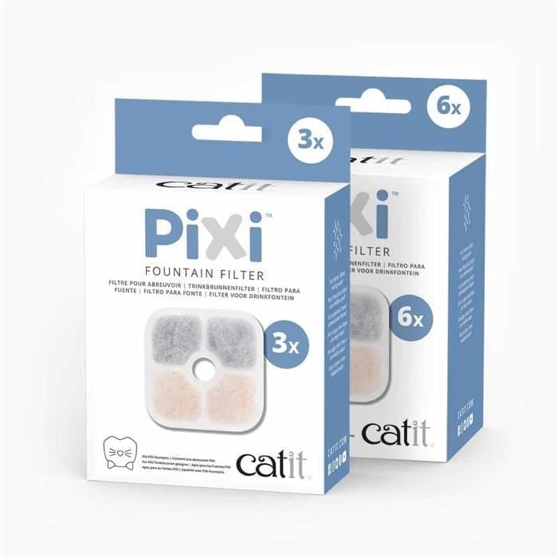 Catit 3 Filtres pour fontaine a eau PIXI - Image 1