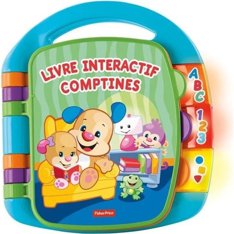 Fisher-Price - Livre Interactif Comptines - Livre Bébé - Image 1