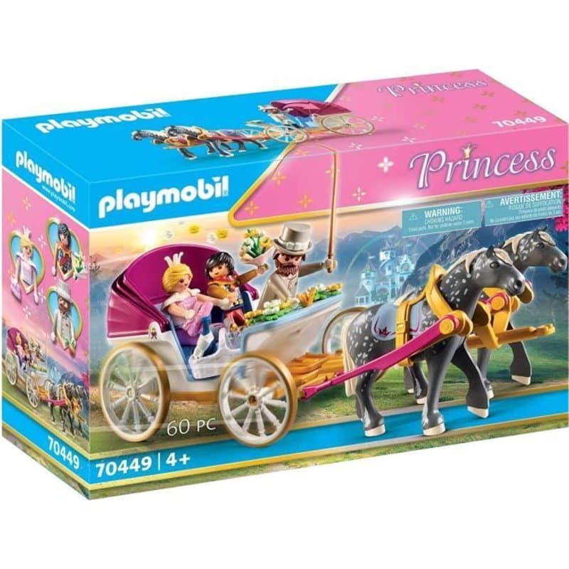 Playmobil - 70449 - Caleche et couple royal - Princesses - Image 1
