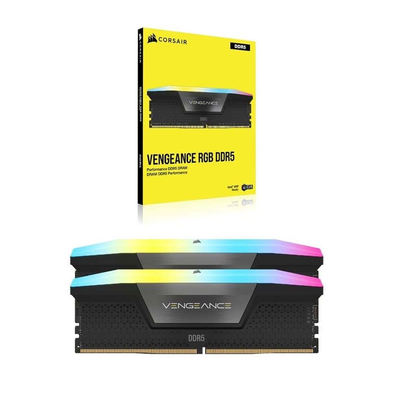 Mémoire RAM Corsair Vengeance RGB DDR5 64 GB CL40 - Image 1