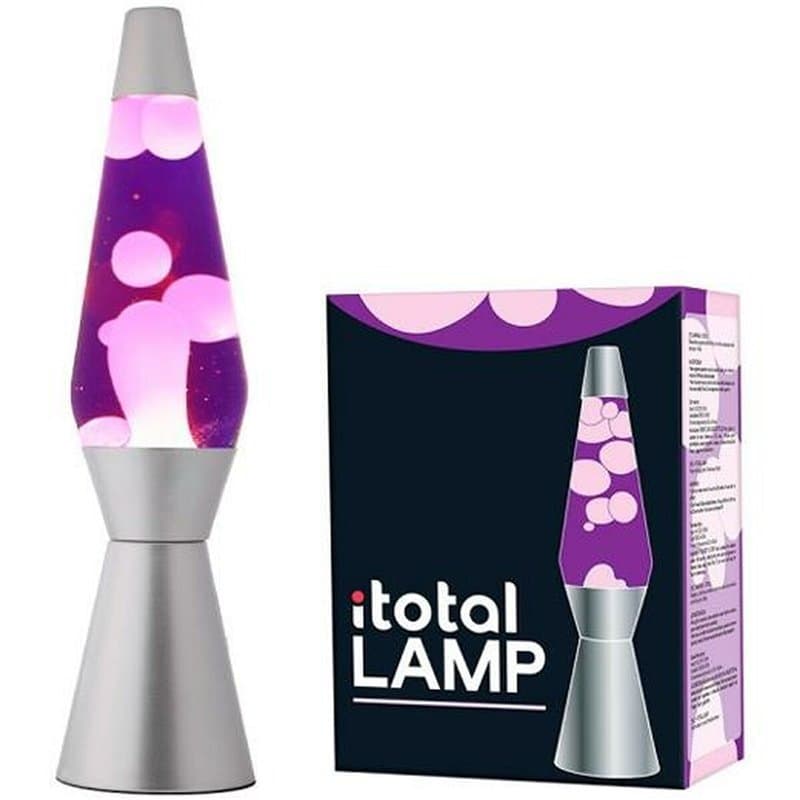 Lampe à Lave iTotal Pourpre Rose 36 cm - Image 1