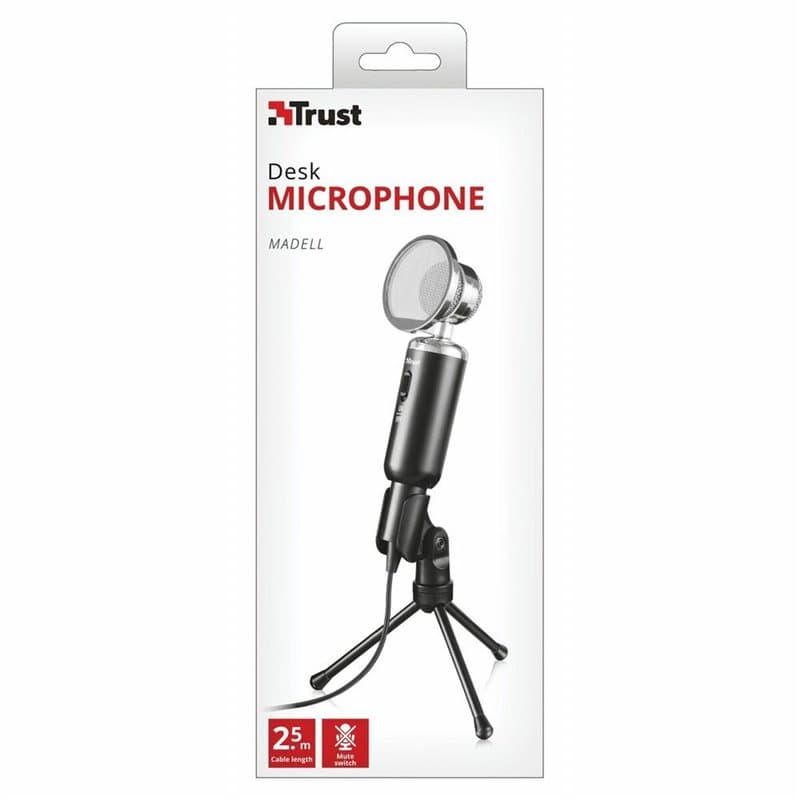 Trust 21672 microphone Noir Microphone de PC - Image 1