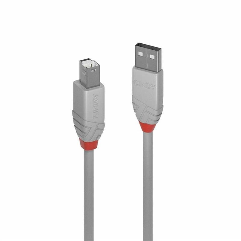 Lindy 36685 câble USB 5 m USB 2.0 USB A USB B Gris - Image 1