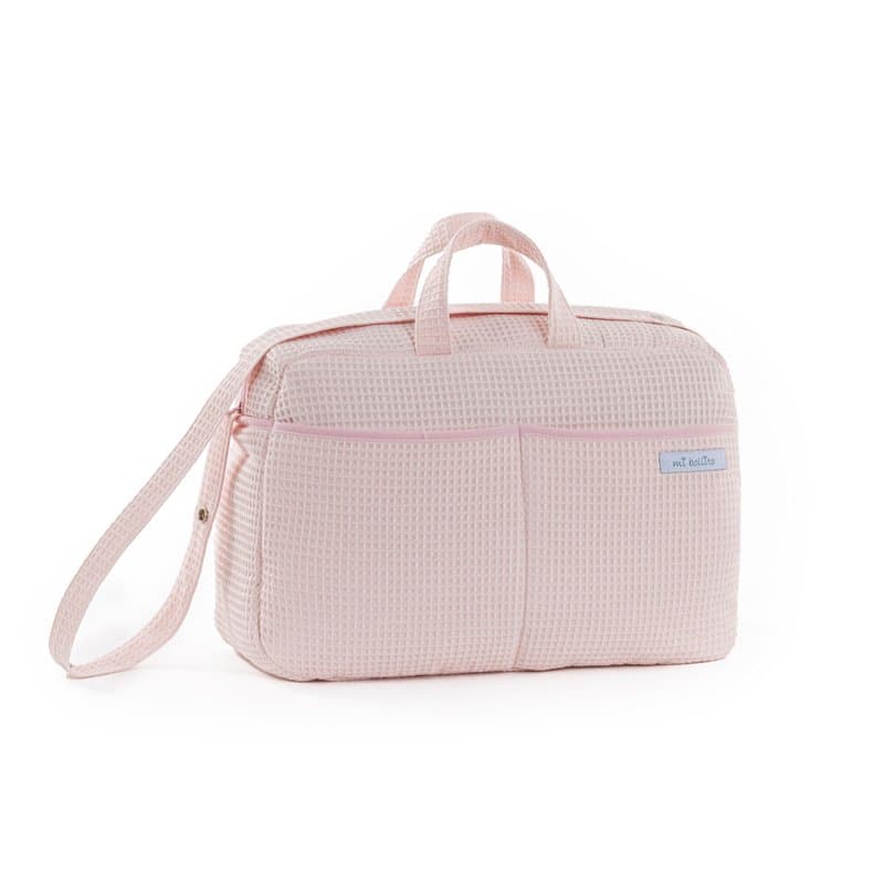 Sac à langer Mi bollito Rose clair 15 x 30 x 45 cm - Image 1