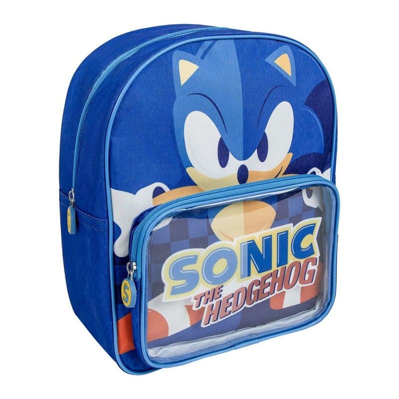 Cartable Sonic Bleu 25 x 3 x 12 cm - Image 1