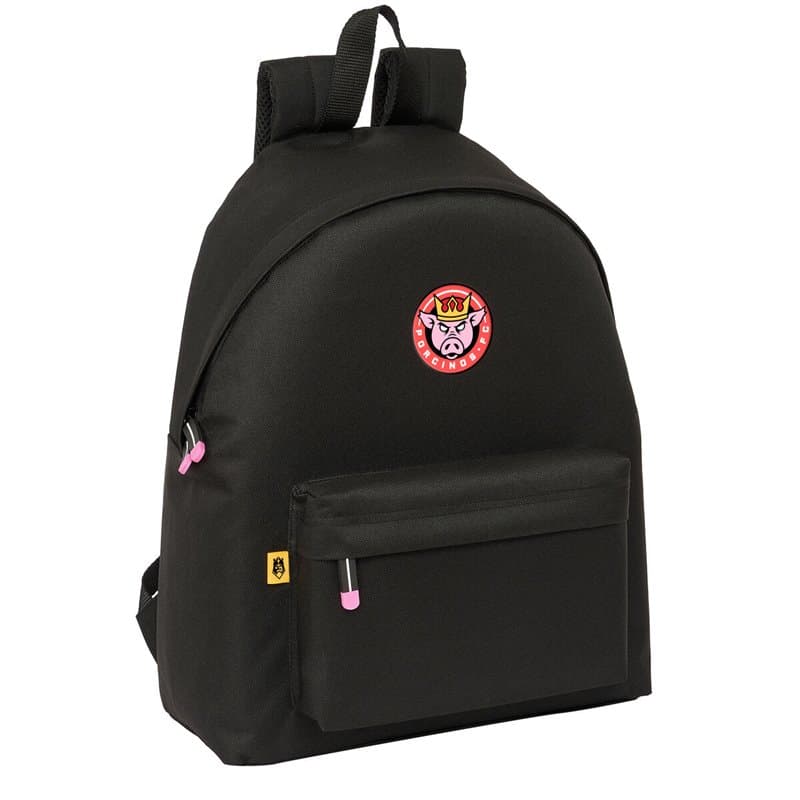 Cartable Kings League Porcinos Noir 33 x 42 x 15 cm - Image 1