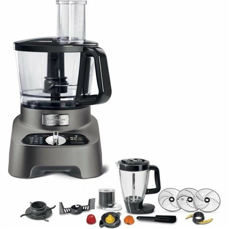 Robot culinaire Moulinex Noir/Gris 1000 W - Image 1