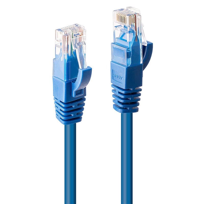 Lindy 48018 câble de réseau Bleu 2 m Cat6 U/UTP (UTP) - Image 1