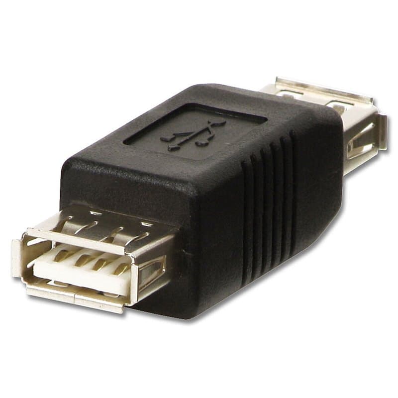 Lindy 71230 changeur de genre de câble USB A Noir - Image 1