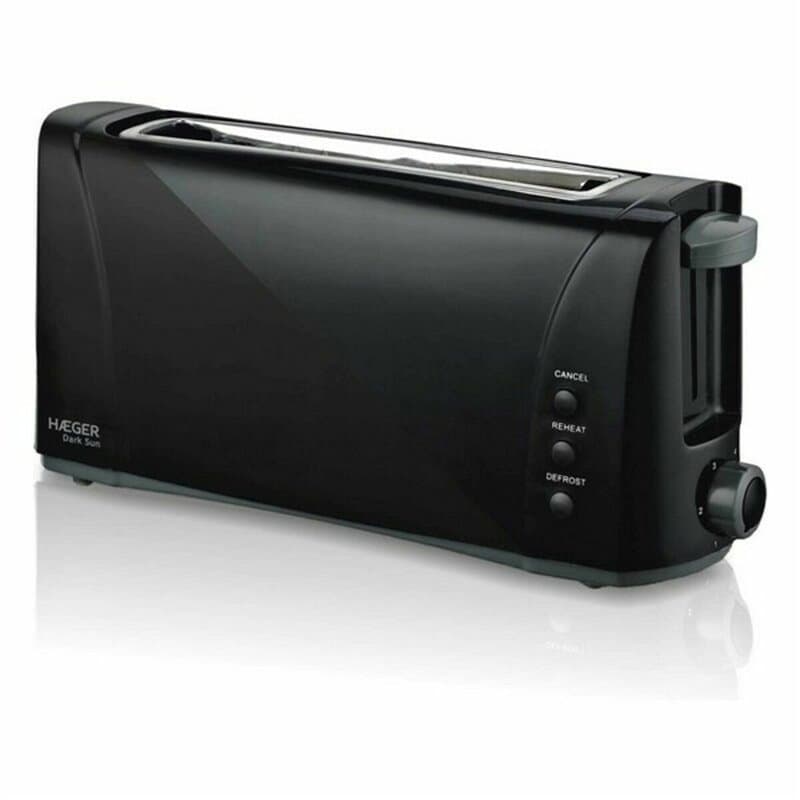 Grille-Pain Haeger TO-100.007A 1000 W Noir - Image 1