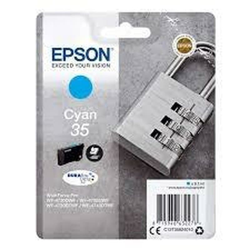 Epson Padlock Singlepack Cyan 35 DURABrite Ultra Ink - Image 1