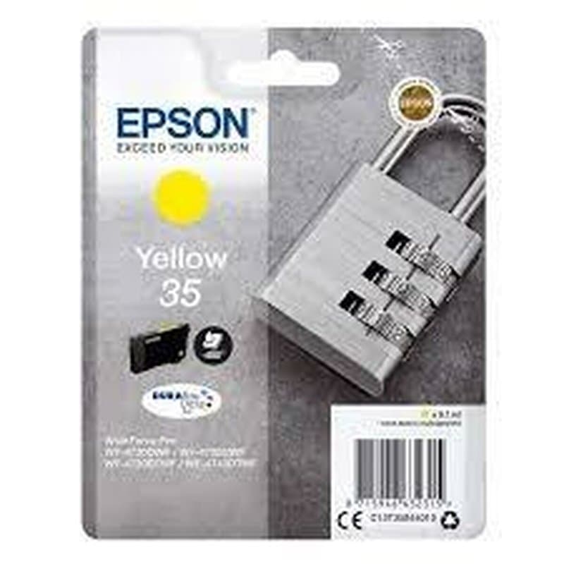 Epson Padlock Singlepack Yellow 35 DURABrite Ultra Ink - Image 1