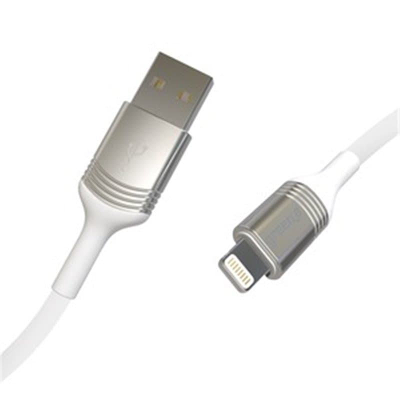 Câble Tresse Mfi 1.2M + Câble Tresse Mfi 2.5M Blanc - Image 1