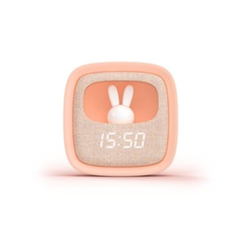 Billy Clock Reveil Veilleuse Lapin Rose - Image 1