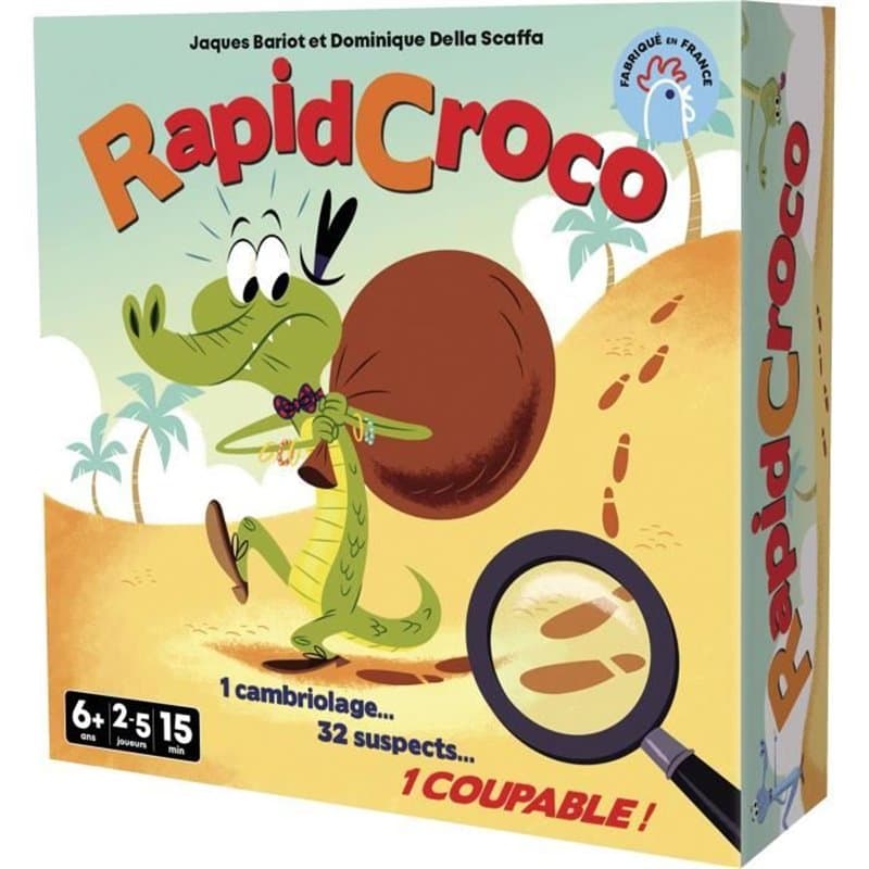 Rapidcroco - Asmodee - Jeu d'enquete - 32 Suspect 1 coupable - Image 1