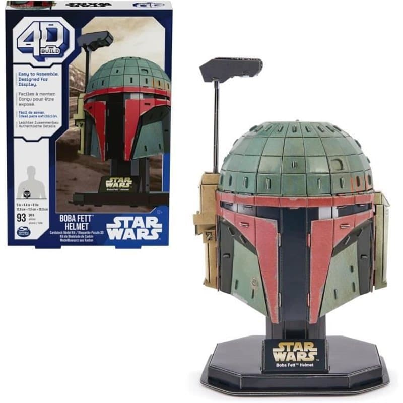 Spin Master CASQUE BOBA FETT Star Wars 4D Build - Image 1