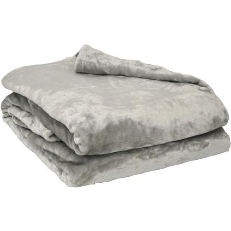 Plaid microflanelle 130x170 cm Perle - Image 1
