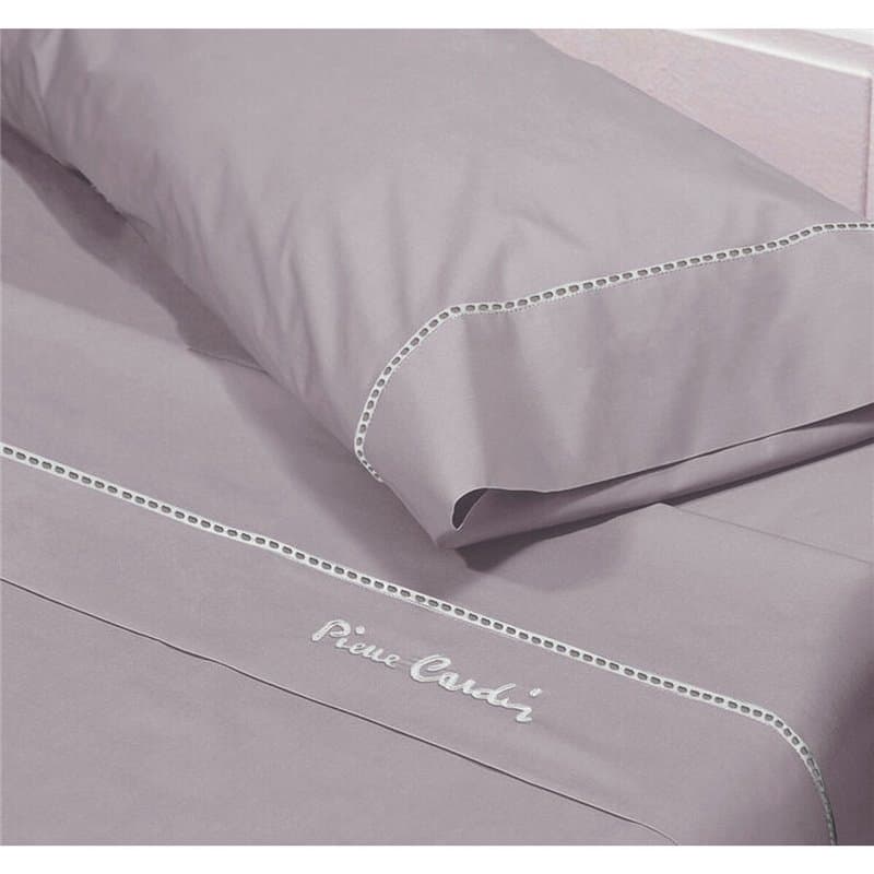 Jeu de draps Pierre Cardin ARCADIA Mauve Lit ½ persones - Image 1