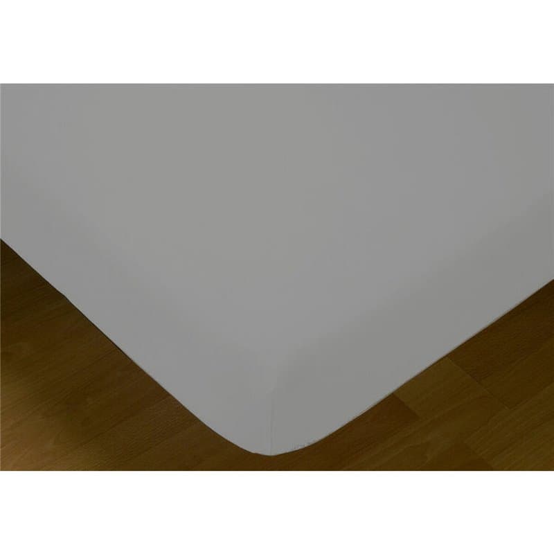 Drap housse Hosteline MONACO LISO Gris perlé - Image 1
