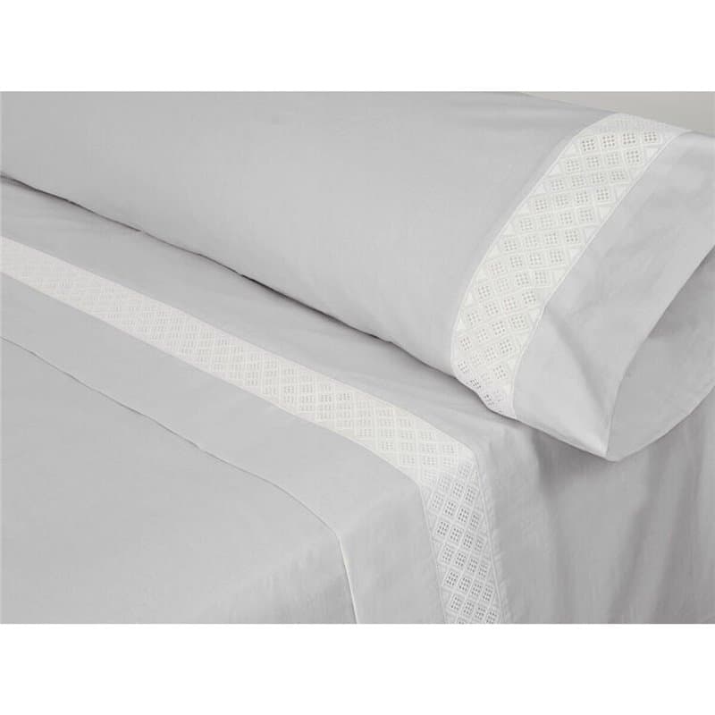 Jeu de draps Pierre Cardin ELISA Gris Lit ½ persones - Image 1