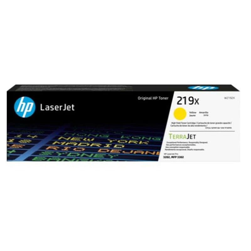 Toner HP W2192X Jaune - Image 1