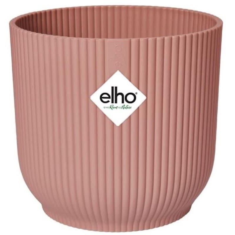 Pot De Fleurs Rond VIBES - Plastique - Ø30 - Bleu Foncé - Image 1