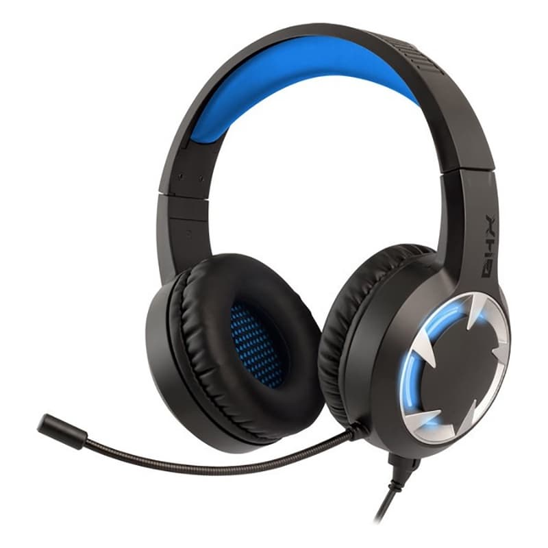 NGS GHX-510 Casque Avec fil Arceau Jouer Noir, Bleu - Image 1
