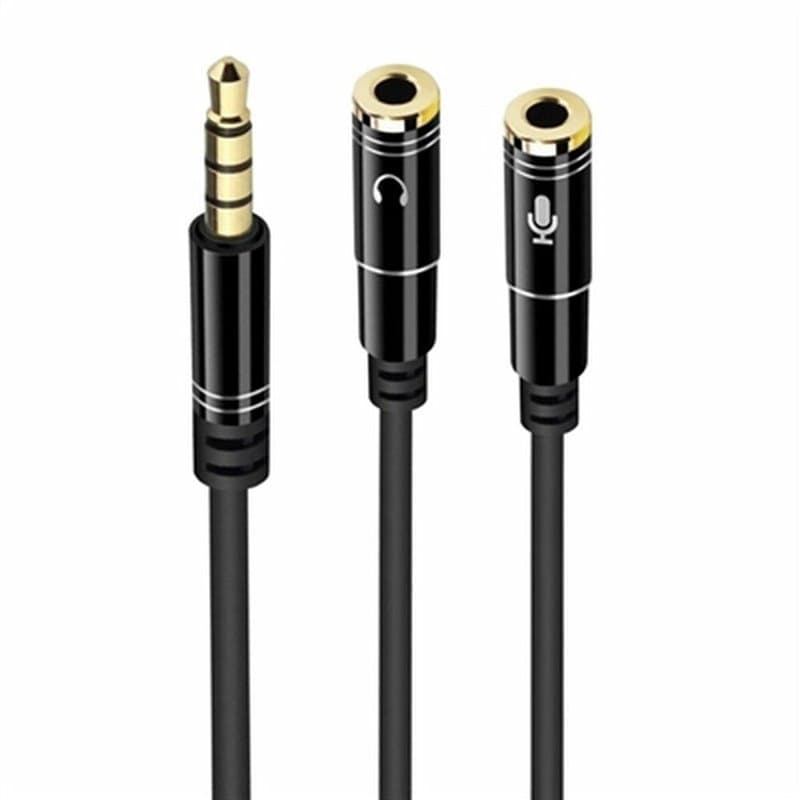Câble Audio Jack (3,5 mm) Ewent EC1641 30 cm - Image 1