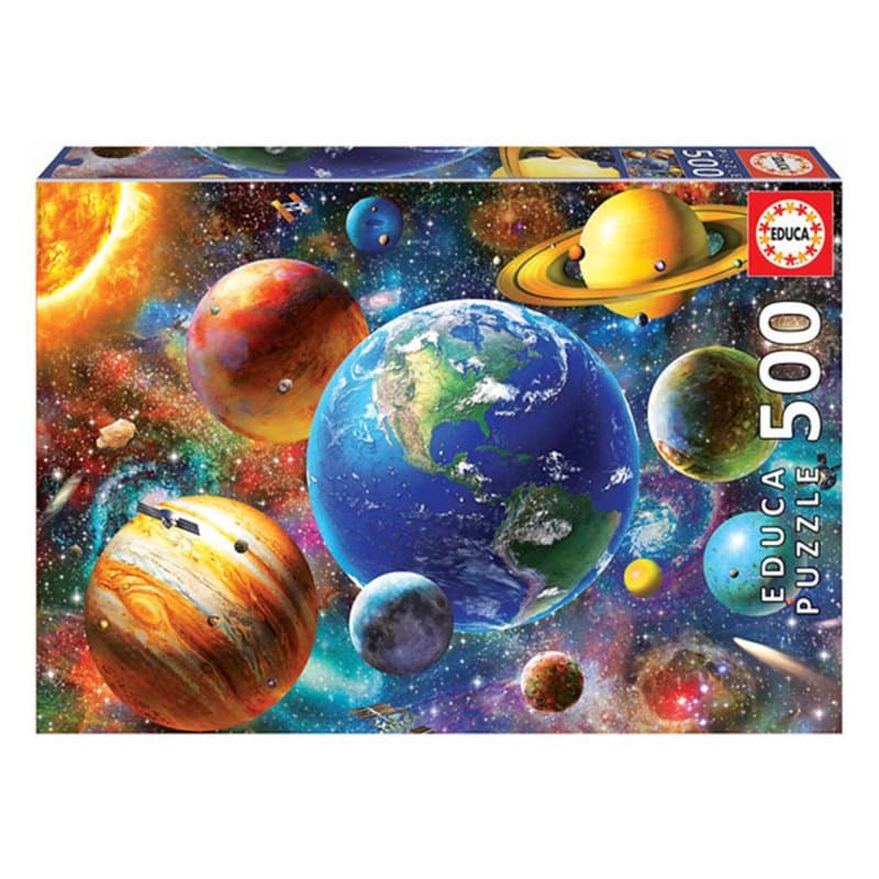 Puzzle Solar System Educa Solar System (1 Unité) (500 pcs) - Image 1