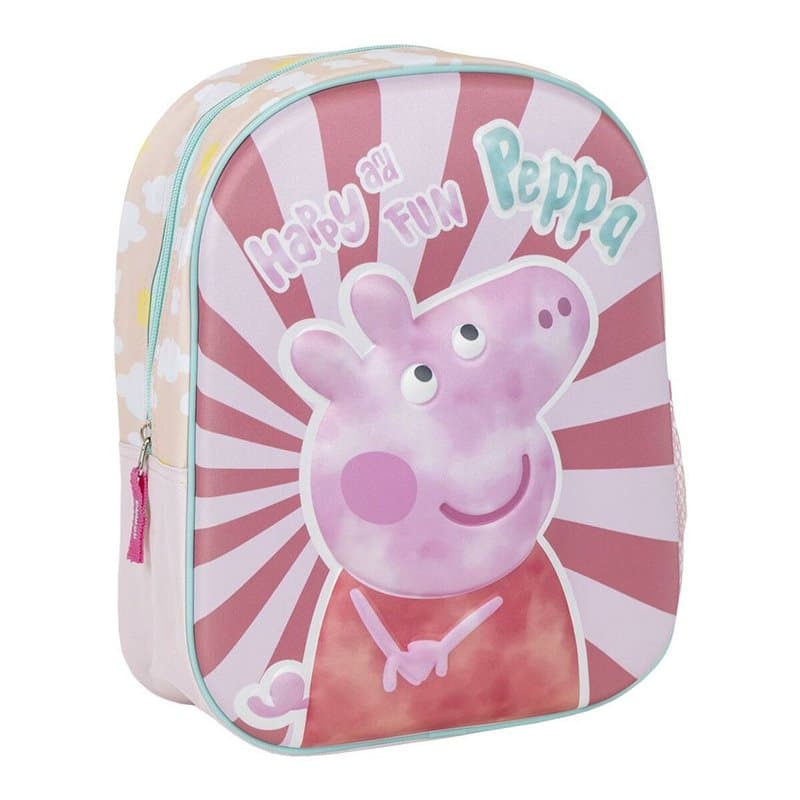 Cartable Peppa Pig Rose 25 x 31 x 10 cm - Image 1