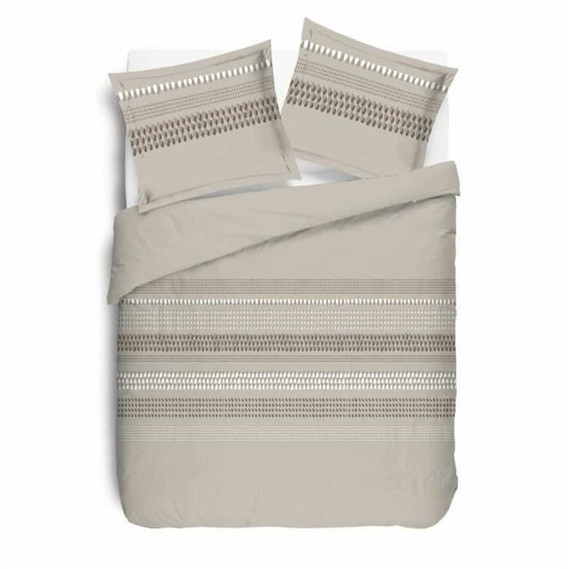 Housse de Couette Vision Anthony Beige 220 x 240 cm - Image 1