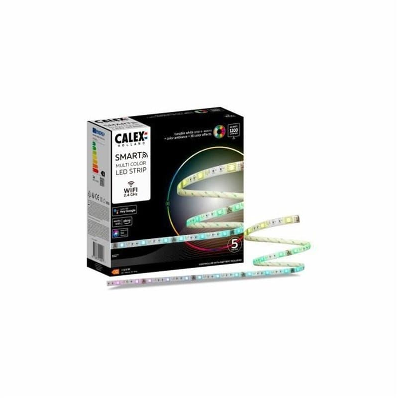 Bandes LED Calex 24 W 5 m Vert tendre 6500 K - Image 1