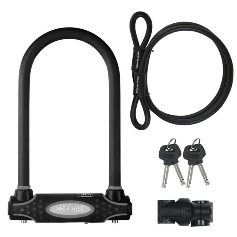 Master Lock Antivol U avec Câble - A Clé - Image 1