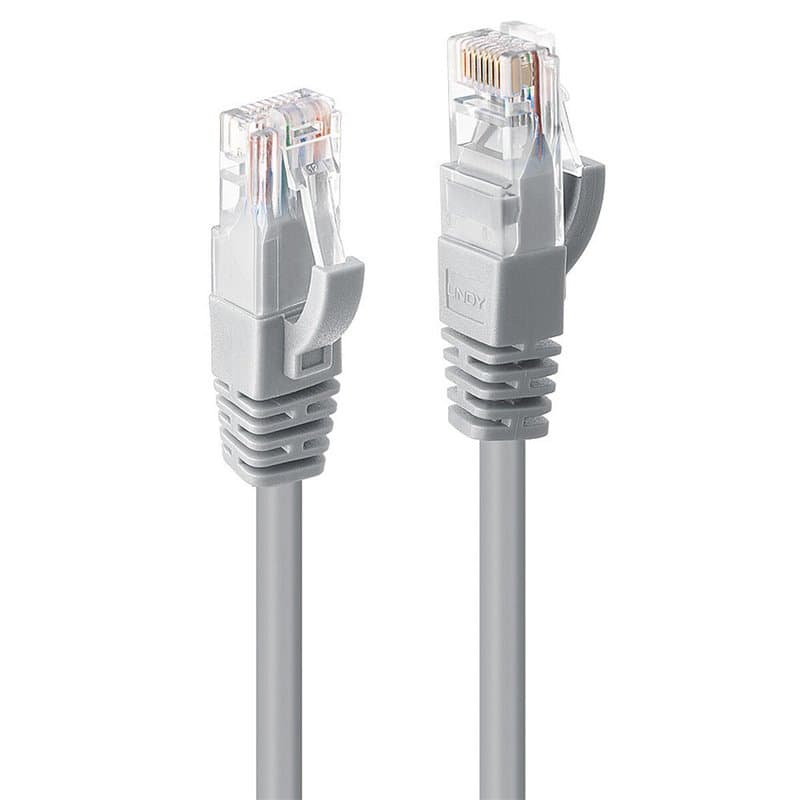 Lindy 48002 câble de réseau Gris 1 m Cat6 U/UTP (UTP) - Image 1
