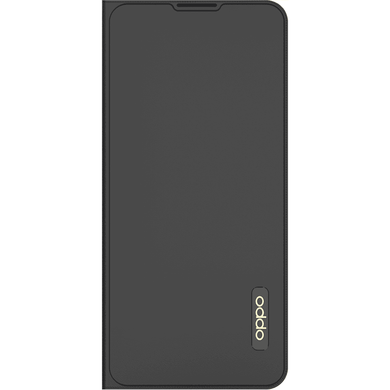 Folio Flip Cover Noir pour Oppo Reno 6 Oppo - Image 1