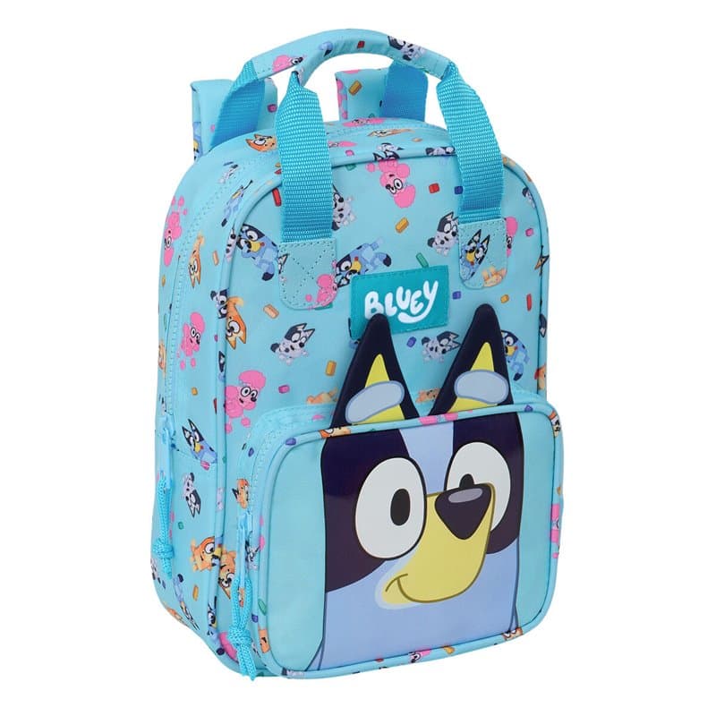 Cartable Bluey Bleu ciel 20 x 28 x 8 cm - Image 1