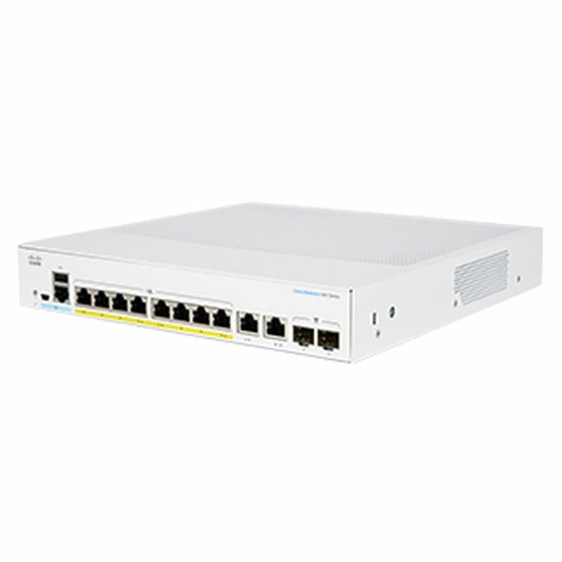 Switch CISCO CBS350-8P-E-2G-EU Blanc - Image 1