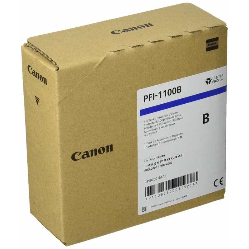 Canon PFI-1100B cartouche d'encre Original Bleu - Image 1