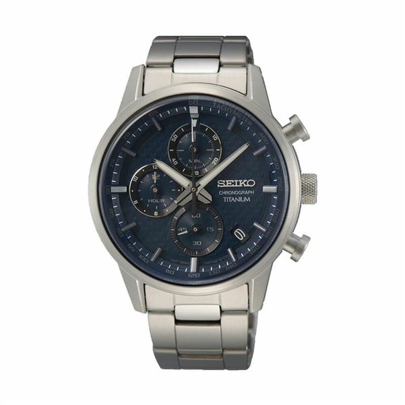 Montre Homme Seiko SSB387P1 Argenté (Ø 41 mm) - Image 1
