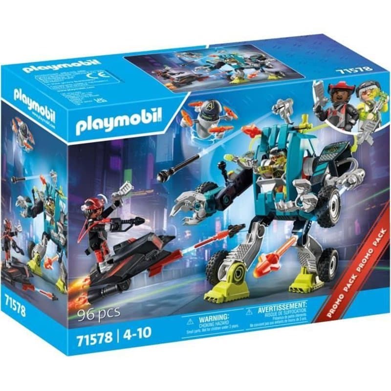 PLAYMOBIL - 71578 - Robot géant avec drone - Image 1