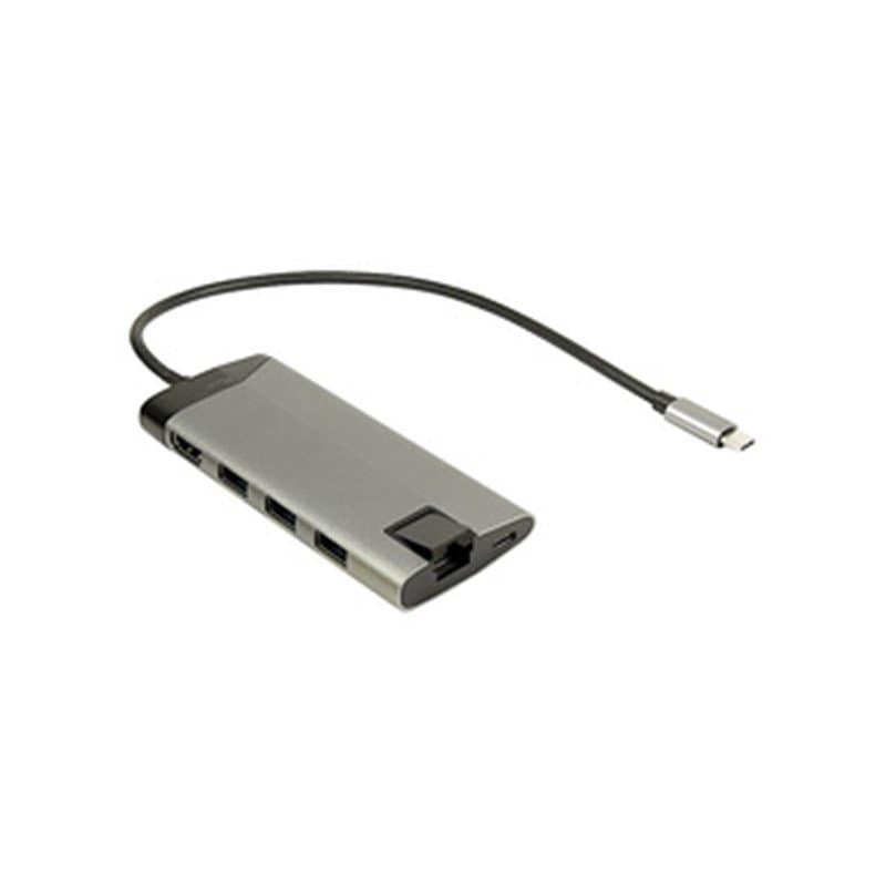 Inter-Tech GDC-802 USB 3.2 Gen 1 (3.1 Gen 1) Type-C Gris - Image 1